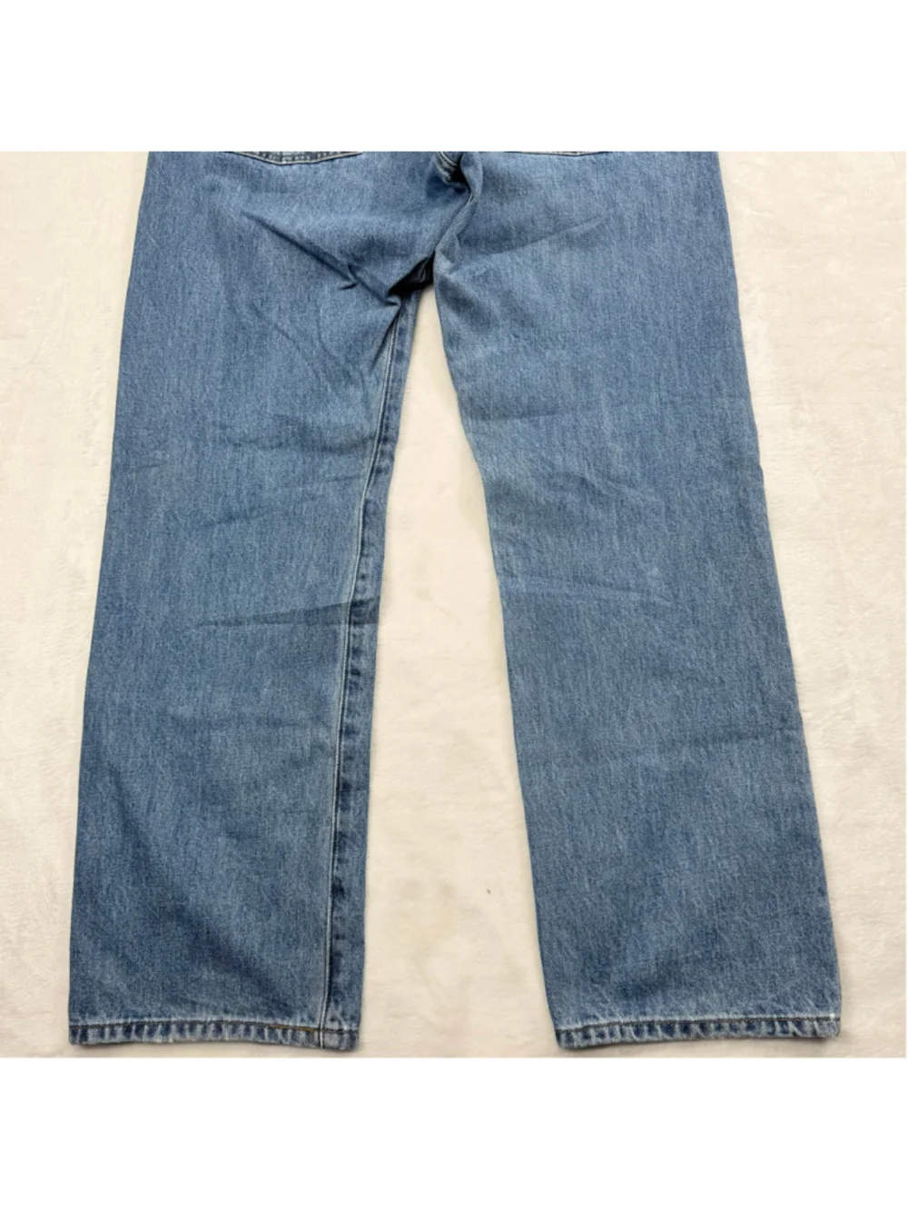 Men's Levi's 501 33x30 Button Fly Stonewash Blue Jeans Regular Straight Fit
